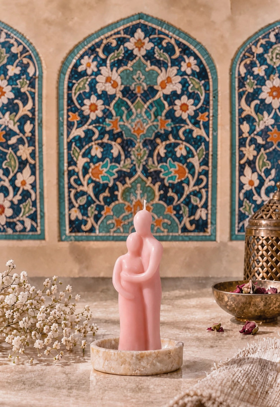 تصویر کامل شمع بارداری برای بررسی ظاهر محصول