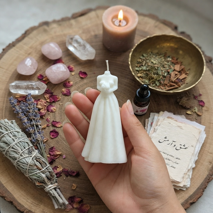 شمع عروس مناسب مدیتیشن و شمعتراپی